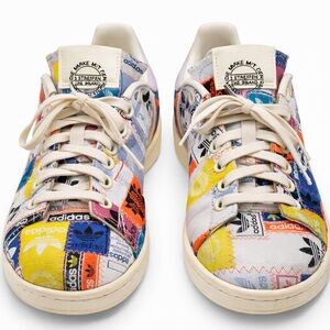 Adidas Multicolor Patchwork Athletic Shoes